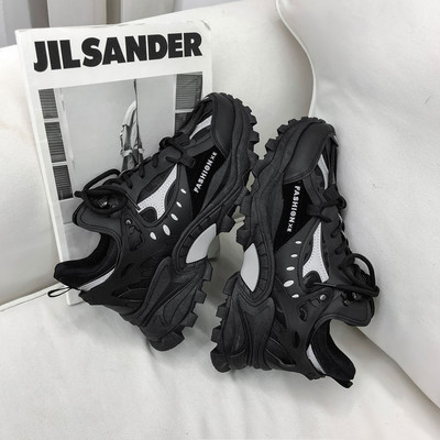 2022 Νέα Ανδρική Πλατφόρμα Αθλητικά Παπούτσια Μόδα Διχτυωτό Διχτυωτό Αναπνεύσιμο Παπούτσια Προπονητικά Μοντέρνα Αθλητικά Παπούτσια Μπαμπά Zapatillas Hombre