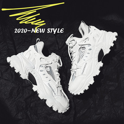 2022 Νέα Ανδρική Πλατφόρμα Αθλητικά Παπούτσια Μόδα Διχτυωτό Διχτυωτό Αναπνεύσιμο Παπούτσια Προπονητικά Μοντέρνα Αθλητικά Παπούτσια Μπαμπά Zapatillas Hombre