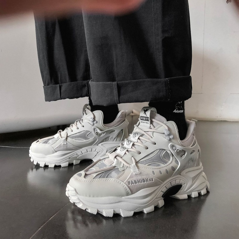 2022 Νέα Ανδρική Πλατφόρμα Αθλητικά Παπούτσια Μόδα Διχτυωτό Διχτυωτό Αναπνεύσιμο Παπούτσια Προπονητικά Μοντέρνα Αθλητικά Παπούτσια Μπαμπά Zapatillas Hombre