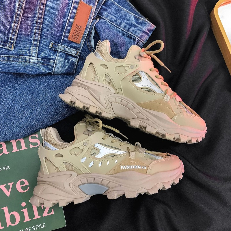 2022 Νέα Ανδρική Πλατφόρμα Αθλητικά Παπούτσια Μόδα Διχτυωτό Διχτυωτό Αναπνεύσιμο Παπούτσια Προπονητικά Μοντέρνα Αθλητικά Παπούτσια Μπαμπά Zapatillas Hombre