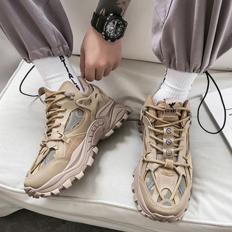 2022 Νέα Ανδρική Πλατφόρμα Αθλητικά Παπούτσια Μόδα Διχτυωτό Διχτυωτό Αναπνεύσιμο Παπούτσια Προπονητικά Μοντέρνα Αθλητικά Παπούτσια Μπαμπά Zapatillas Hombre