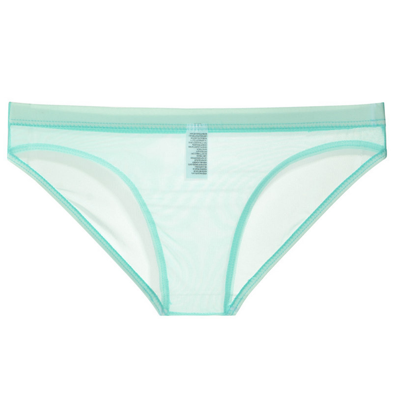 Meeste jääsiidist seksikas aluspesu Madala kõrgusega püksid, õmblusteta hingav võrkpüksid, läbipaistev pesu Madala vöökohaga pehme aluspesu