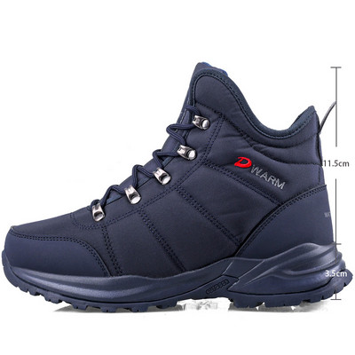 Ανδρικές μπότες Snow Outdoor Ανδρικά παπούτσια Αδιάβροχα αντιολισθητικά χειμωνιάτικα μποτάκια Ελαφριά ψηλοτάπητα παπούτσια στον αστράγαλο Μπότες ζεστής γούνας μαλακές για χιόνι