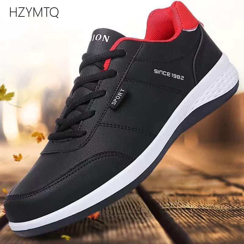 Pánske kožené topánky, tenisky, ležérne topánky, priedušné pánske tenisky, protišmyková obuv, pohodlná vulkanizovaná obuv 2022, tenisky pre mužov