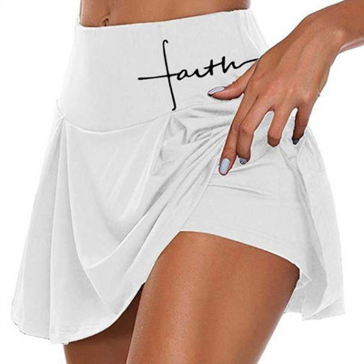 Ženske slatke teniske suknje s printom Golf Fitness Mini kratka suknja visokog struka Atletske kratke kratke hlače za trčanje Brzosušeće sportske kratke hlače za jogu