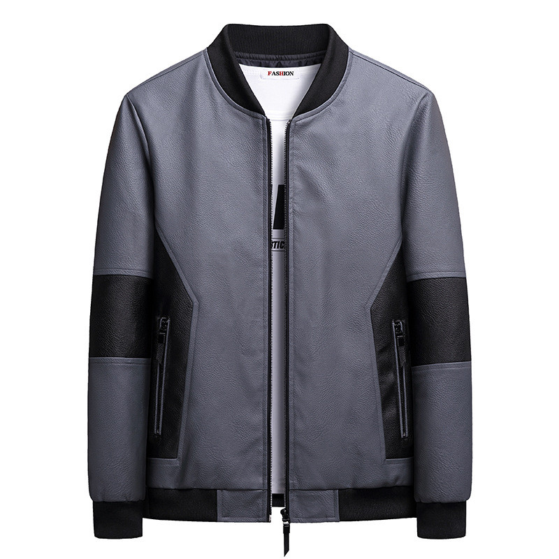 Brend BROWON Kožne jakne za muškarce Jesenska moda 2023. zimski kaput kontrastnih boja muška ležerna gornja odjeća jakna muška odjeća