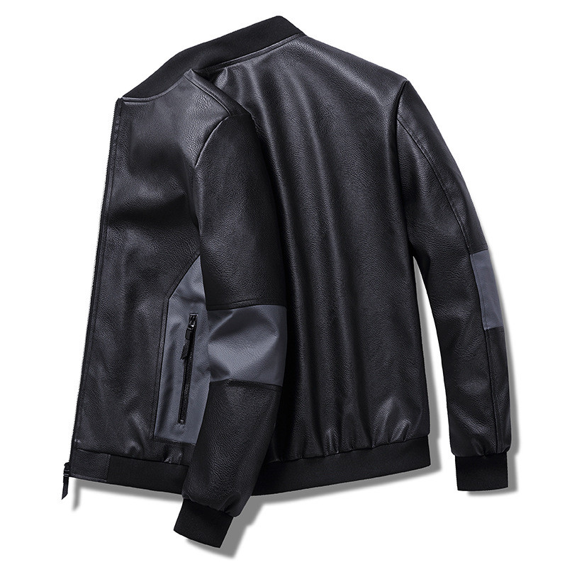 Brend BROWON Kožne jakne za muškarce Jesenska moda 2023. zimski kaput kontrastnih boja muška ležerna gornja odjeća jakna muška odjeća