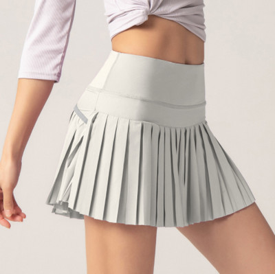 2022 Φούστες τένις Γυναικεία φούστα γκολφ με πτυχωτό παντελόνι αθλητικό σορτς γυμναστικής τσέπη ψηλόμεση Γιόγκα τρέξιμο σορτς φούστα ρούχα γυμναστικής