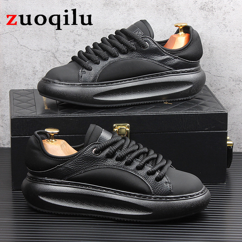 Vyriški laisvalaikio sportbačiai platforma balti batai laisvalaikis vyriški sportbačiai neslystantys vyriški vulkanizuoti batai oro pagalvėlė riedlenčių batai vyriški