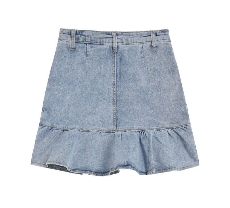 Ležerna traper mini suknja Ženska ljetna 2023. Harajuku Y2k plisirana suknja visokog struka Plava odjeća u japanskom korejskom stilu Novo Howdfeo