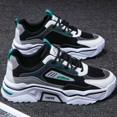 Mrežaste prozračne tenisice Muškarci Ljetni sportovi Ležerne platforme za povećanje visine Jogging Fitness Cipele za tate Zapatillas De Deporte