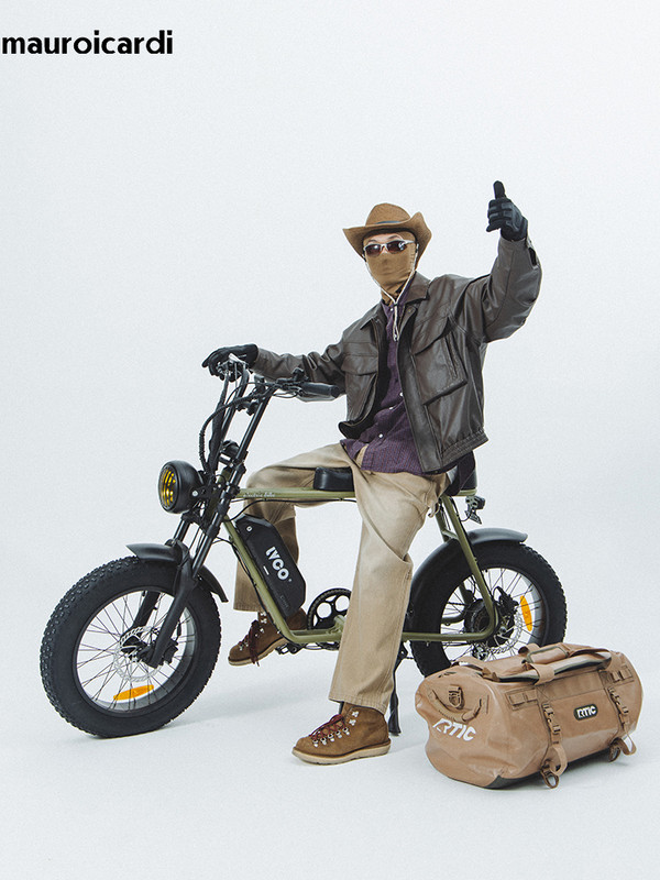 Mauroicardi Άνοιξη Φθινόπωρο Vintage Δροσερό μαύρο καφέ μαλακό Pu δερμάτινο μπουφάν Moto Ανδρικές τσέπες με φερμουάρ Πολυτελή ρούχα Cargo σχεδιαστών