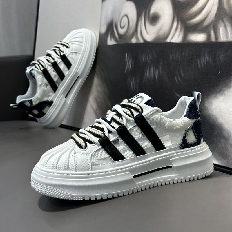 Nova muška ležerna sportska obuća Four Seasons Vulkanizirana obuća Sportska obuća za hodanje Ravnog dna Svestrane prozračne platnene cipele