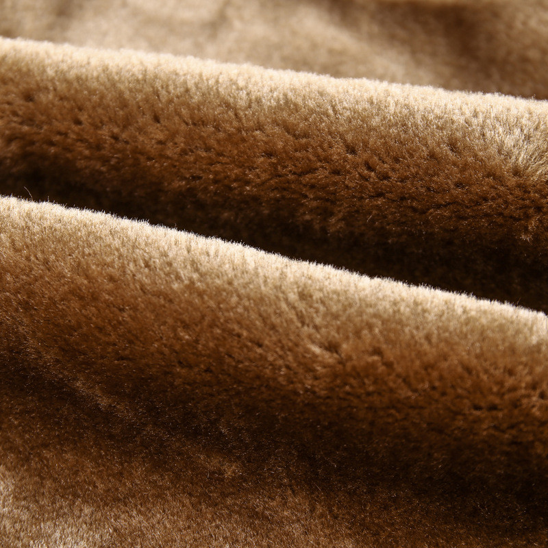 Zimska muška jakna Muški krzneni kožni antilop kaput Retro deblja kožna bomber jakna Muška odjeća Bikerska jakna Muški kaput AFH01