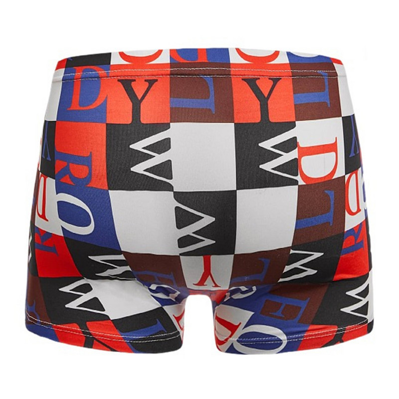 Muško donje rublje Ice Silk Boxer Briefs Shorts Gaćice Gaćice s printom Bočni prorez Muške skrotum fiziološke bokserice