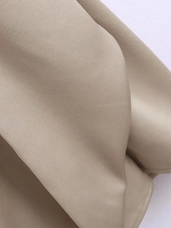 Dámske letné saténové sarongové sukne s bočným rozparkom a vysokým pásom, voľné midi oblečenie, LUJIA ALAN P2826