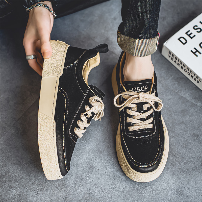 Pantofi pentru bărbați ocazional cu șireturi, pantofi comozi, respirabili, ușoare, rezistente la uzură, pantofi de mers pentru bărbați 2023 marimea plus 39-44