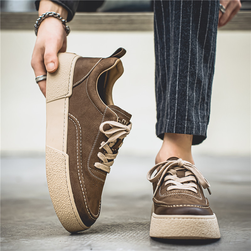 Pantofi pentru bărbați ocazional cu șireturi, pantofi comozi, respirabili, ușoare, rezistente la uzură, pantofi de mers pentru bărbați 2023 marimea plus 39-44