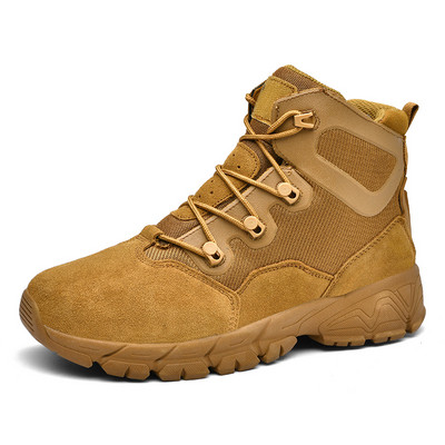 Cizme tactice militare noi, impermeabile pentru bărbați, cizme de deșert, pentru drumeții, camuflaj, cizme pentru bărbați, de deșert, la modă, pantofi pentru bărbați
