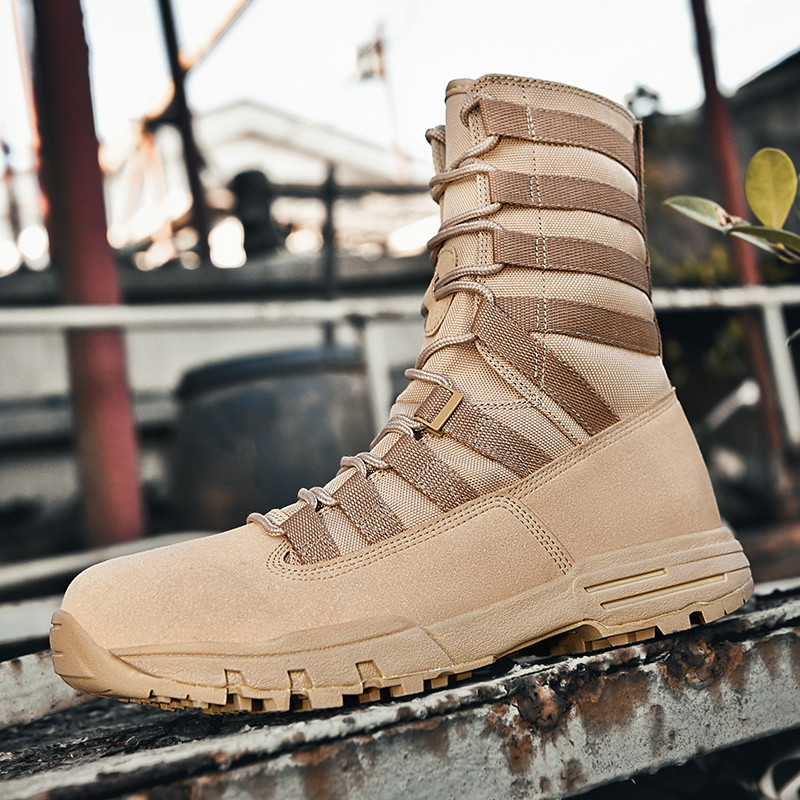 Cizme tactice militare noi, impermeabile pentru bărbați, cizme de deșert, pentru drumeții, camuflaj, cizme pentru bărbați, de deșert, la modă, pantofi pentru bărbați