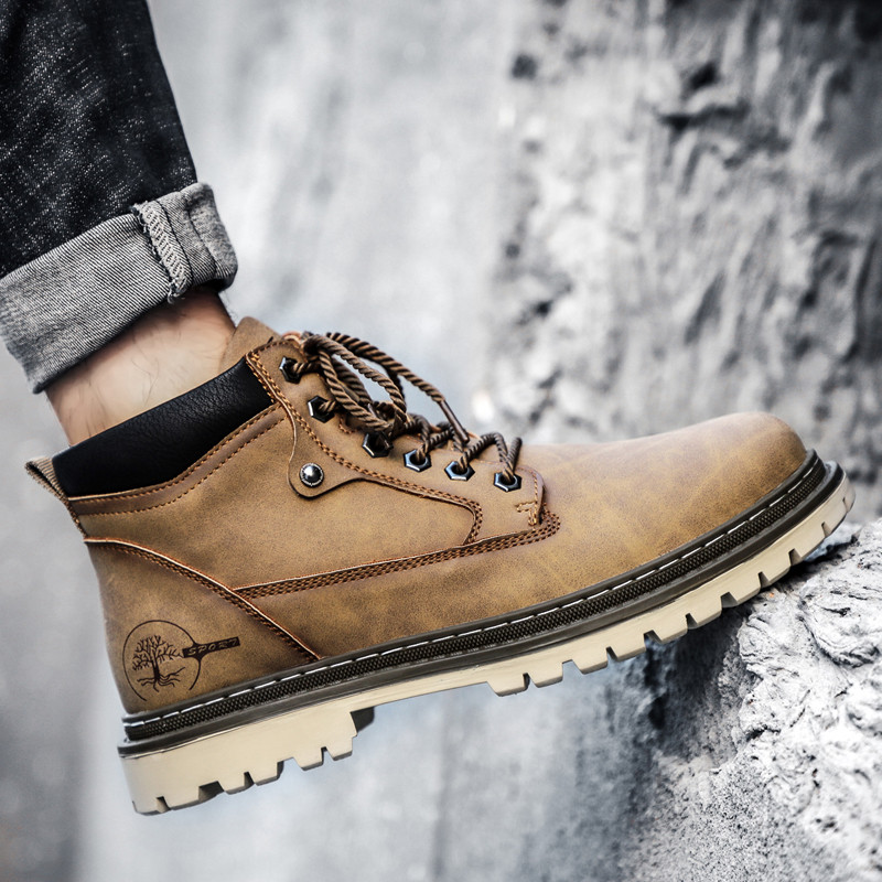 Jesen Zima Muške vojne čizme Kvalitetne specijalne taktičke pustinjske borbene gležnjače Vojne radne cipele Kožne čizme za snijeg Muške