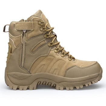 Ανδρικά στρατιωτικά παπούτσια Combat Ανδρικά μποτάκια Tactical Big Size 39-46 Army Boot Ανδρικά παπούτσια Work Safety Shoes Μπότες μοτοσυκλέτας