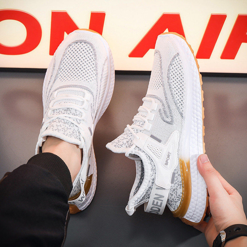 Baasploa lagane muške tenisice za trčanje 2023. Nove muške dizajnerske mrežaste ležerne tenisice na vezanje Muške tenisice za sportove na otvorenom