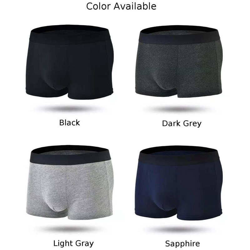 Αναπνεύσιμα μαλακά ανδρικά εσώρουχα μπόξερ Σλιπ Νεανικά σώβρακα ελαστικά σορτς Σέξι σορτς U κυρτή θήκη φουσκωτή επίπεδη μπόξερ