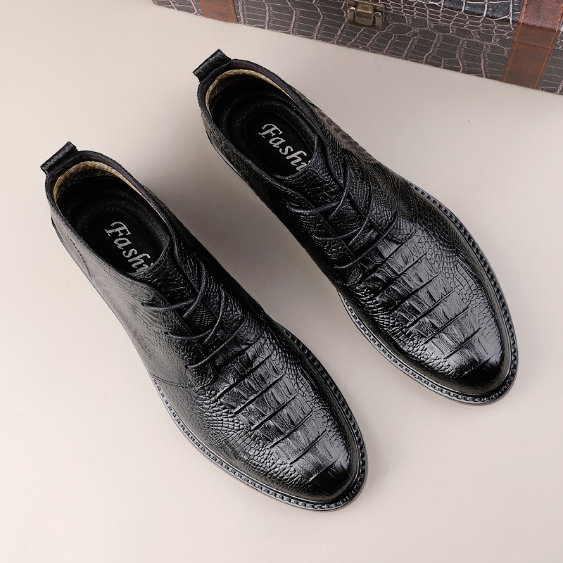 Υψηλής ποιότητας επαγγελματικές μπότες για άντρες Μόδα άνετα casual παπούτσια ανδρικές μπότες αστραγάλου Ζεστές βελούδινες γούνινες χειμερινές μπότες