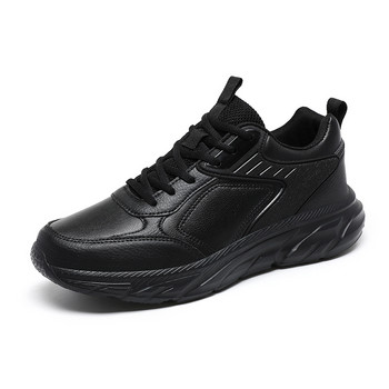 Модни маратонки Мъжки ежедневни обувки Дишащи леки мъжки обувки Ourdoor Walk 2023 Нови чернокожи спортни обувки Мъжки обувки