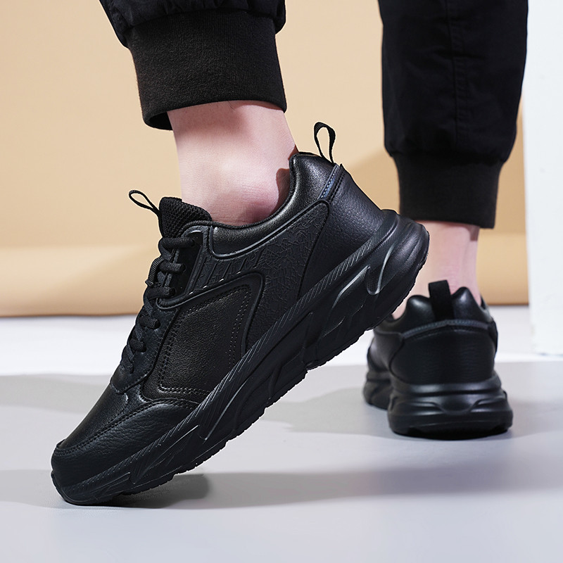 Pantofi de modă pentru bărbați Pantofi casual pentru bărbați, pantofi ușori, respirabili, pentru bărbați, Ourdoor Walk 2023, pantofi sport pentru bărbați negri, încălțăminte pentru bărbați