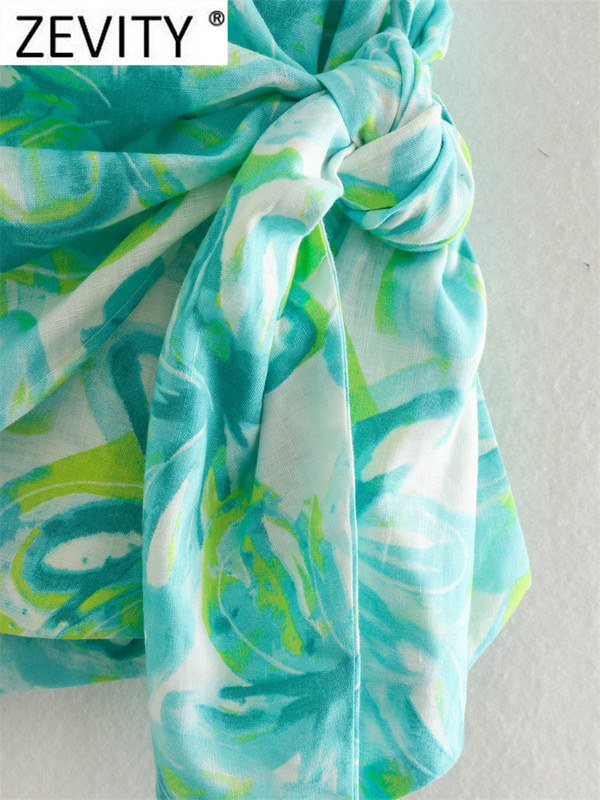 Zevity Ženska sarong suknja s tropskim cvjetnim uzorkom Faldas Mujer Ženski elegantni porub s patentnim zatvaračem Nepravilan kimono Vestido QUN1716