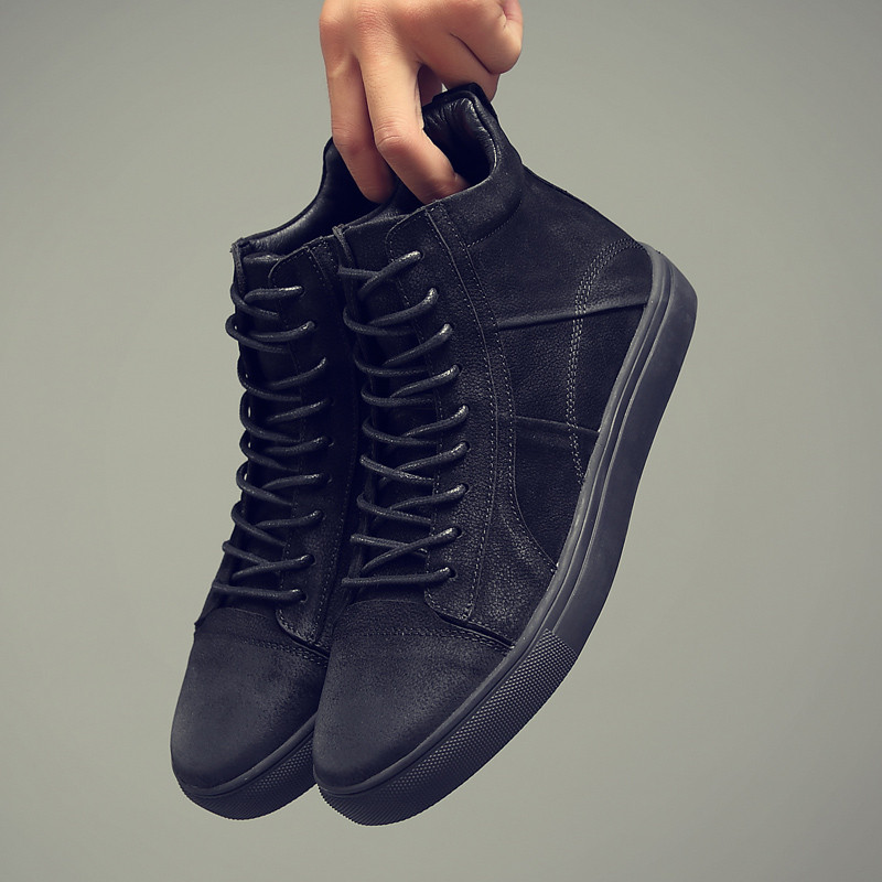 Υψηλής ποιότητας ανδρικά μποτάκια χιονιού Χειμερινά βελούδινα ζεστά ανδρικά μποτάκια με κορδόνια πολυτελή, αντιολισθητικά ανδρικά αθλητικά παπούτσια από Botas