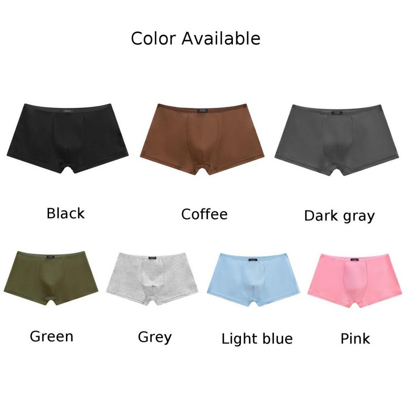 Σέξι σορτς U Convex Pouch Ανδρικά Εσώρουχα Boxer Σλιπ Ερωτικά Εσώρουχα Μασίφ κυρτή θήκη Comfort Fashion Χαμηλό εσώρουχο