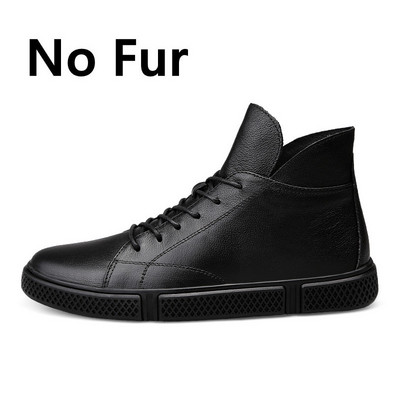 Pantofi de iarnă pentru bărbați Cizme de modă din pentru bărbați Cizme de zăpadă ocazionale pentru bărbați Pantofi casual pentru bărbați Cizme de top Tenis Masculino