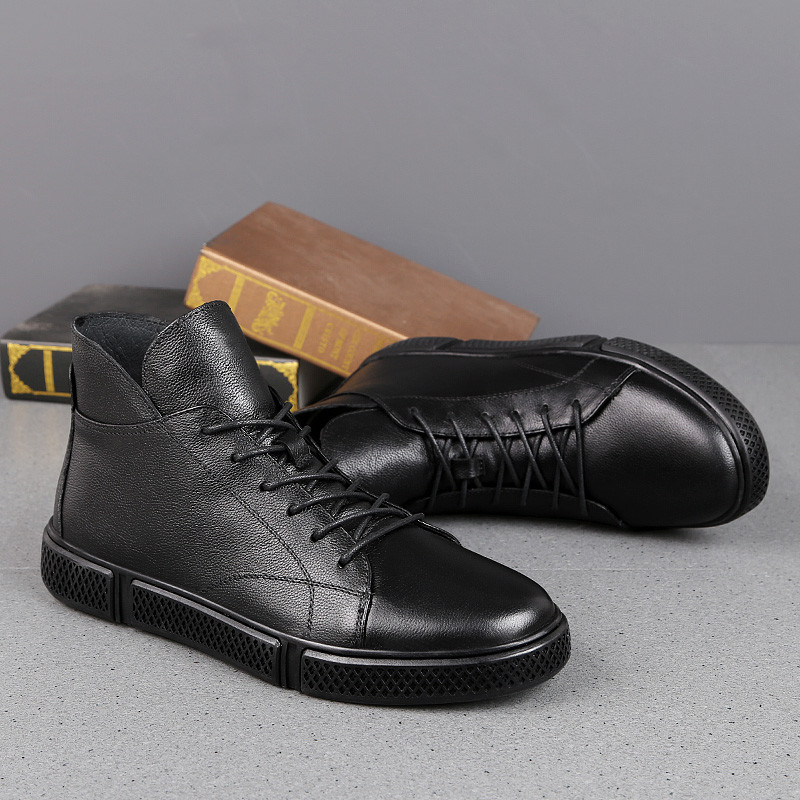 Pantofi de iarnă pentru bărbați Cizme de modă din pentru bărbați Cizme de zăpadă ocazionale pentru bărbați Pantofi casual pentru bărbați Cizme de top Tenis Masculino