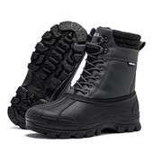 Nove muške zimske čizme za 2023. Visoke pamučne cipele Vodootporne neklizajuće kožne muške čizme za snijeg Tople cipele za planinarenje