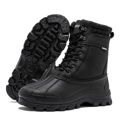 Nove muške zimske čizme za 2023. Visoke pamučne cipele Vodootporne neklizajuće kožne muške čizme za snijeg Tople cipele za planinarenje