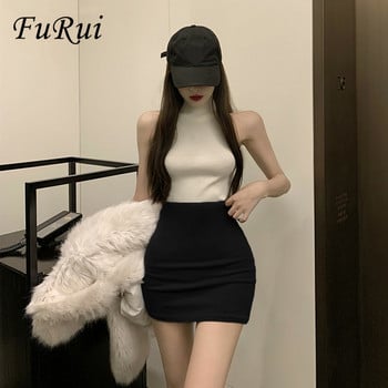 FuRui Ladies Sexy Skinny Elastic Rayon Bandage φούστα 2022 Νέα ειδική προσφορά Κοντή φούστα 44 εκατοστών Δωρεάν αποστολή