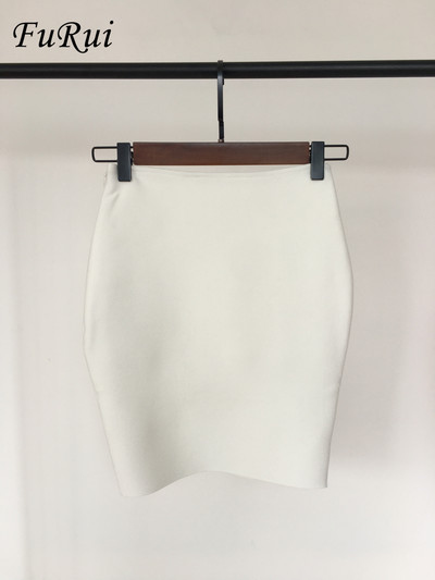 FuRui Doamnelor Sexy Skinny Elastic Rayon Bandage Fusta 2022 Noua Oferta Speciala Fusta scurta 44CM Transport gratuit