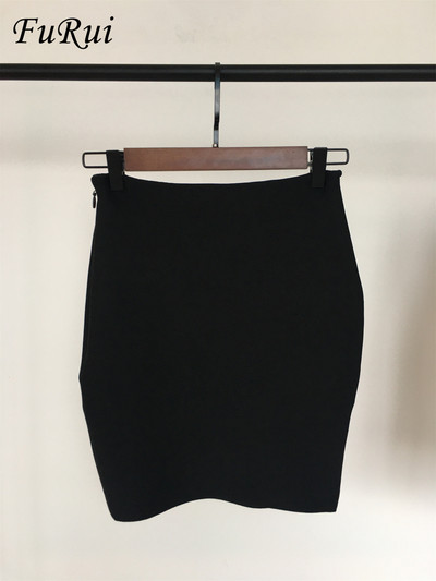 FuRui Doamnelor Sexy Skinny Elastic Rayon Bandage Fusta 2022 Noua Oferta Speciala Fusta scurta 44CM Transport gratuit
