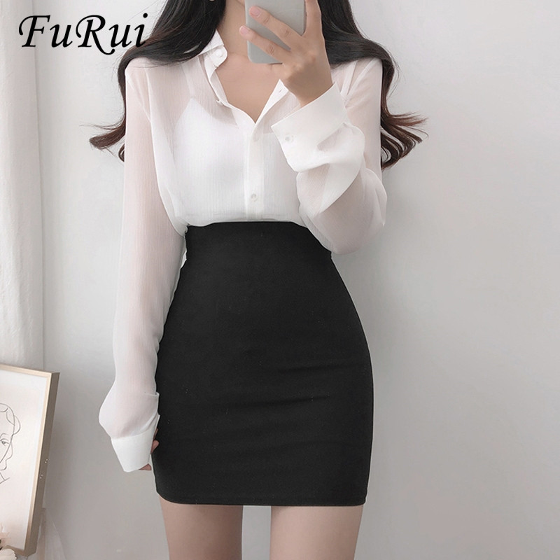 FuRui Doamnelor Sexy Skinny Elastic Rayon Bandage Fusta 2022 Noua Oferta Speciala Fusta scurta 44CM Transport gratuit