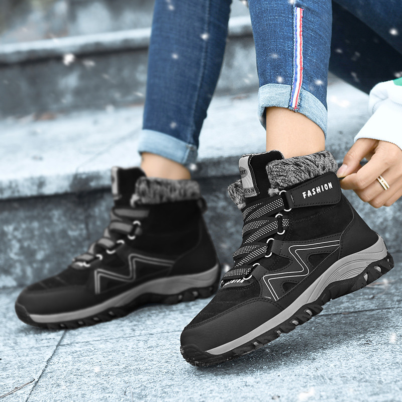 Cizme super calde pentru bărbați Cizme de iarnă pentru femei pantofi pentru bărbați cizme de zăpadă impermeabile femei 2023 Cizme de lucru pentru drumeții în aer liber Mărime mare 36-48