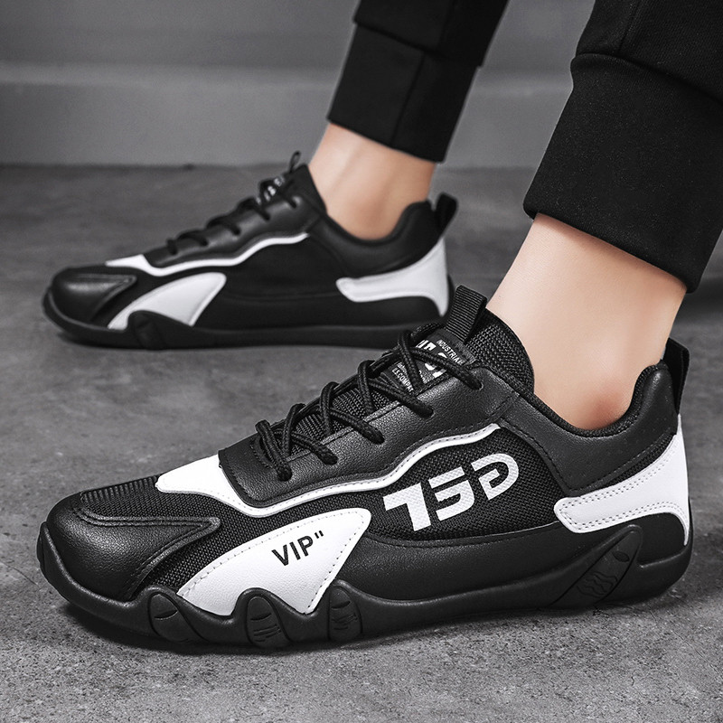 Pantofi bărbați de primăvară plasă cu șireturi ocazional modă anti-alunecare comod deodorant la modă 2023 pantofi vulcanizați pentru bărbați