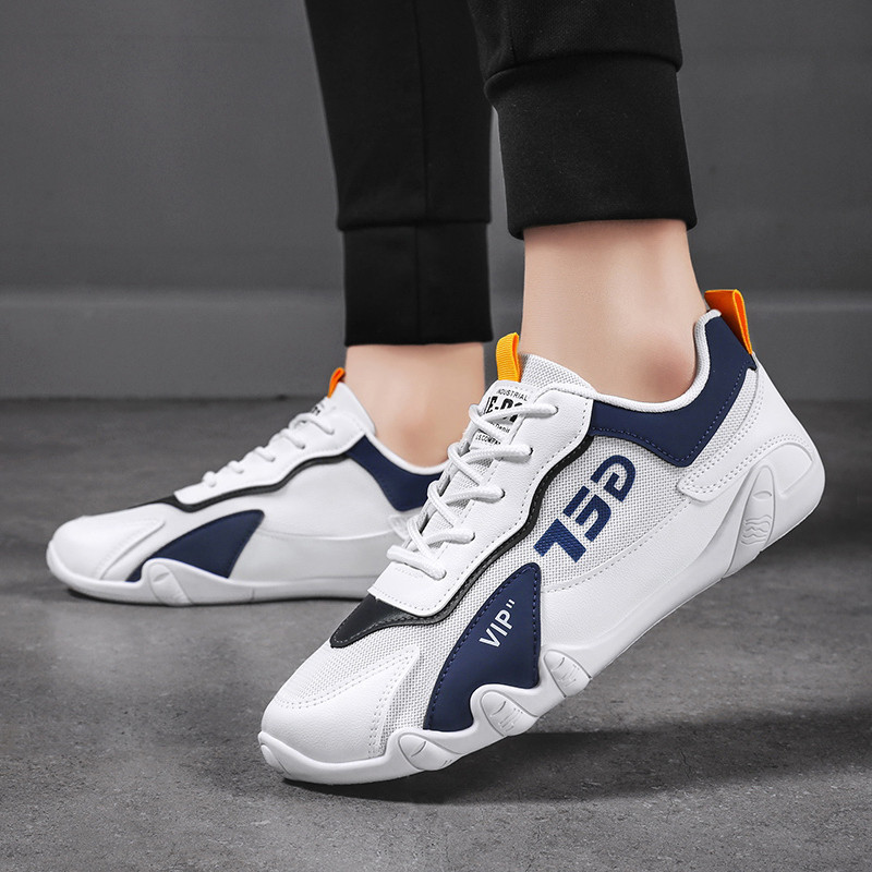 Pantofi bărbați de primăvară plasă cu șireturi ocazional modă anti-alunecare comod deodorant la modă 2023 pantofi vulcanizați pentru bărbați