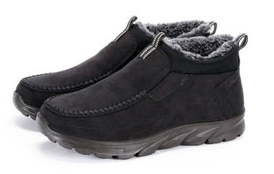 Ανδρικές μπότες χειμερινές με γούνα Σούπερ ζεστές μπότες για χιόνι Ανδρικές μπότες χειμερινής εργασίας casual παπούτσια Αθλητικά παπούτσια ψηλά μποτάκια από καουτσούκ Ανδρικά