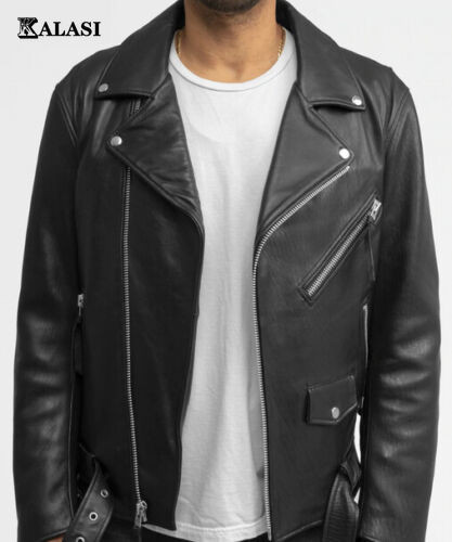 Ανδρικό τζάκετ PU με γιακά με λεπτή εφαρμογή Ανδρικό δερμάτινο μπουφάν
