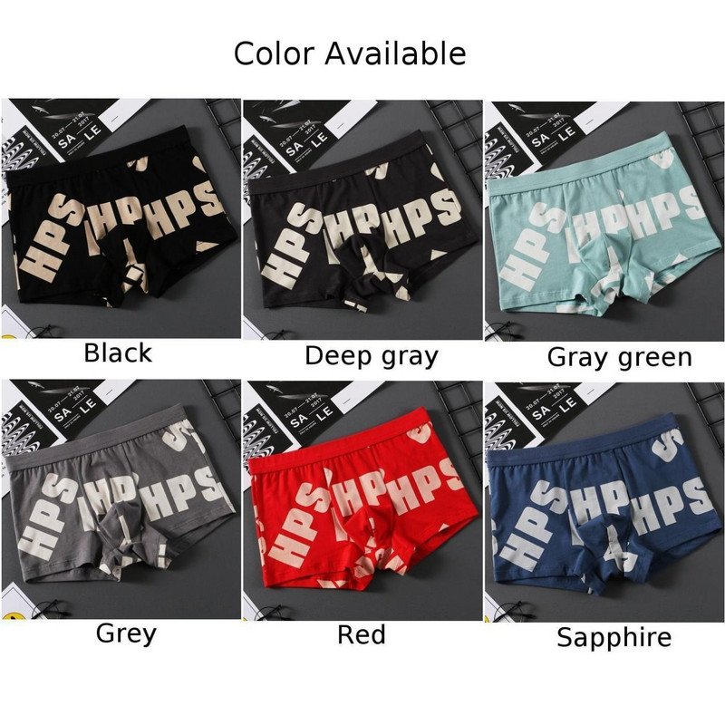 Lenjerie sexy pentru bărbați, chiloți respirabili, boxeri moi, chiloți cu talie joasă, pantaloni scurți, trunchi, scrotum, chiloți tineri pentru adolescenți
