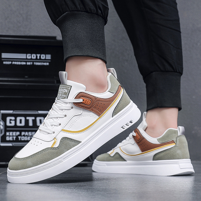 Tenisice Muške Proljetne Ravne Tenisice na čipku Ležerne Neklizajuće Udobne Meke Donje Modne Višeslojne Prozračne Čvrste Muške Vulkanizirane Cipele