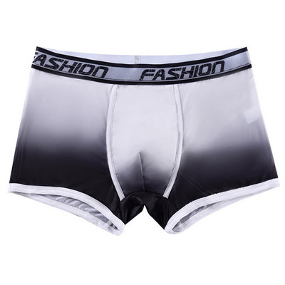 Muške bokserice niskog struka Ice Silk donje rublje Kućne prozračne udobne bokserice Muške seksi elastične gaćice Bešavno donje rublje